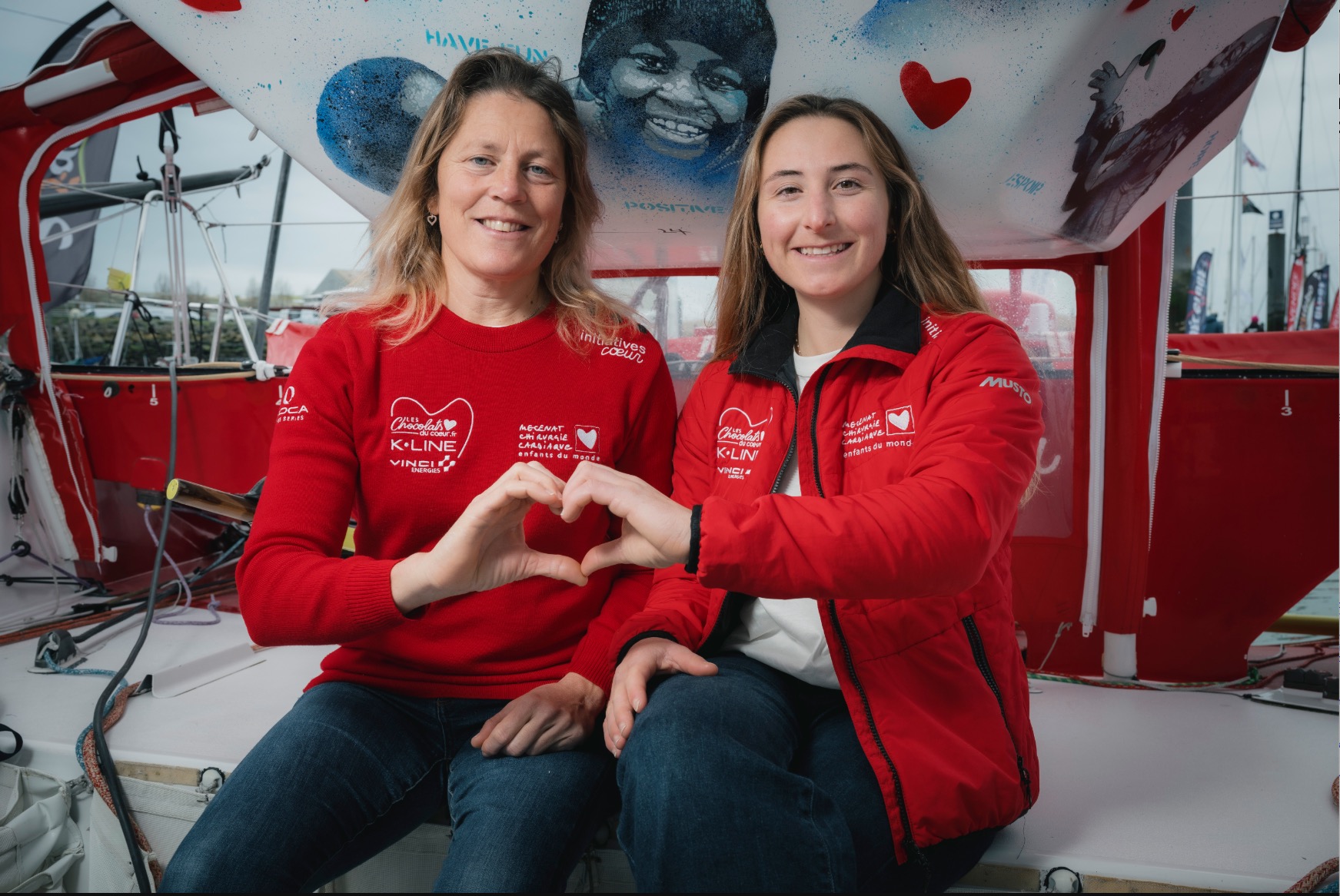 VIOLETTE DORANGE coskipper de SAM DAVIES pour 2025 Initiatives Cœur