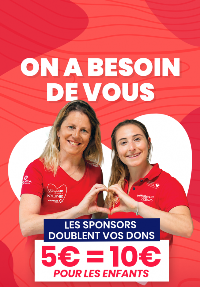 Sauvez des enfants malades du cœur avec Sam Davies et Violette Dorange
